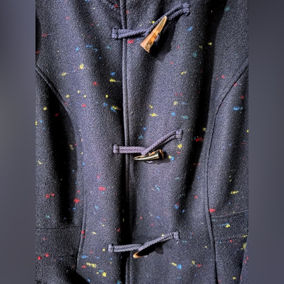 Modcloth Speckled Swing Coat with Toggles, size 1x - Picture 2 of 7
